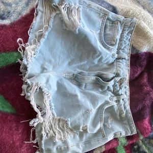 Ripped Jean shorts
